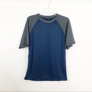 Kanu Surf Short Sleeve Shirt, Size Small, Blue Gray